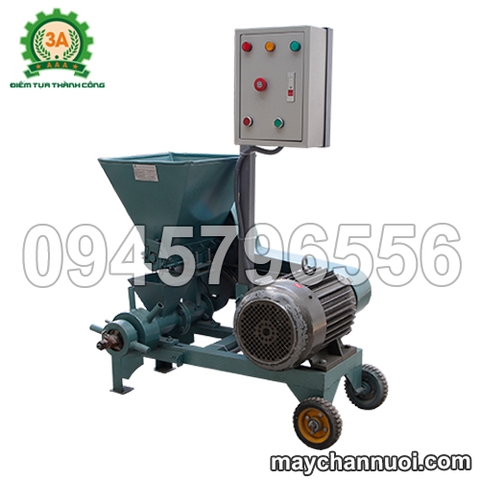 Máy ép cám viên thủy sản 3A7,5Kw (cấp liệu bán tự động)