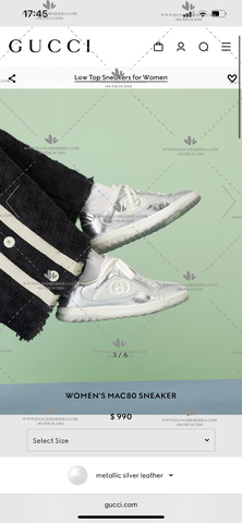 GUCCI MAC80 SNEAKERS 750834 - OEM