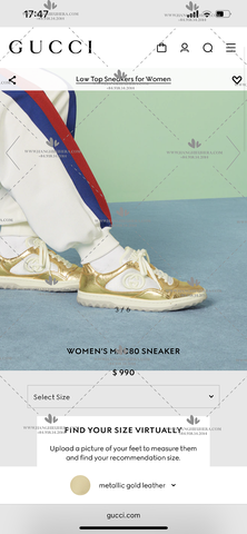 GUCCI MAC80 SNEAKERS 750834 - OEM