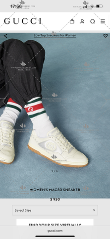 GUCCI MAC80 SNEAKERS 747954 - OEM