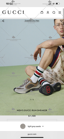 GUCCI RUN SNEAKERS 749785 -OEM