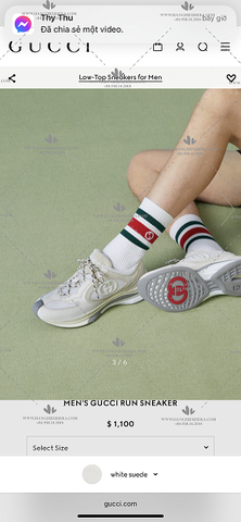 GUCCI RUN SNEAKERS 749785 - OEM