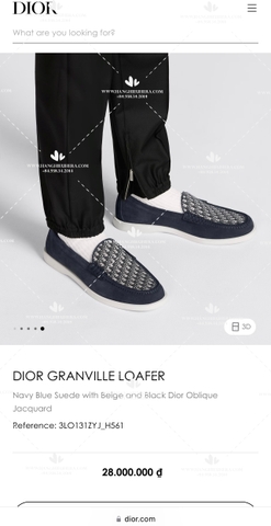 DIOR GRANVILLE LOAFER - LIKE AUTH 99%