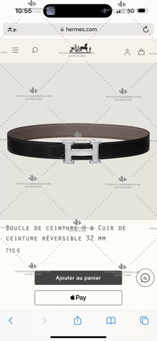 HERMES BELT 32MM - LIKE AUTH 99%