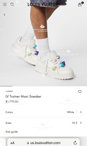 LV TRAINER MAXI SNEAKER 1AB8RT - LIKE AUTH 99%