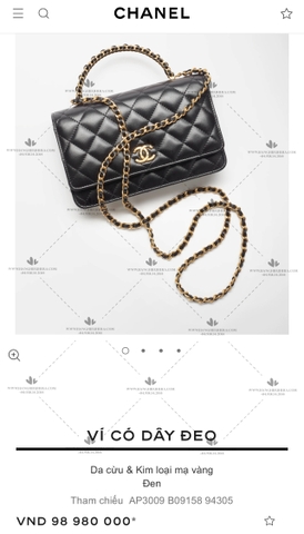 CHANEL WALLET ON CHAIN AP3009 - LIKE AUTH 99%