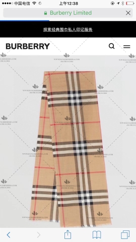 BURBERRY SCARF - LIKE AUTH 99%