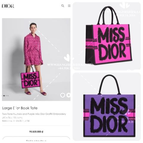 LARGE DIOR BOOKTOTE M75E - LIKE AUTH 99%