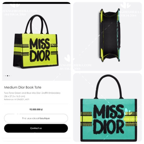 MEDIUM DIOR BOOKTOTE M071 - LIKE AUTH 99%