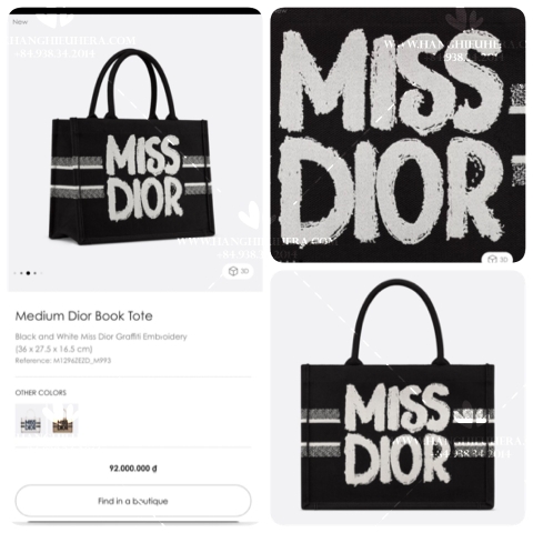 MEDIUM DIOR BOOKTOTE M993 - LIKE AUTH 99%