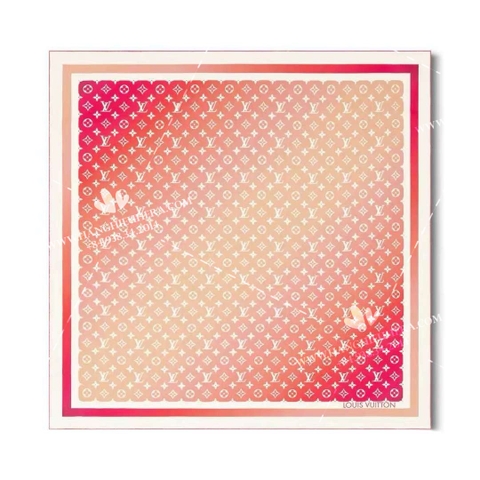 LV Sunrise Aquarelle Square 90 M79859 - LV SCARF OEM