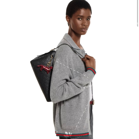 GUCCI GG Emblem medium shoulder bag 847449 AAFDV 1000 - OEM