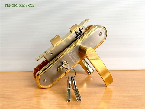 Khóa Inox Mạ Vàng 24K Cao Cấp Zickler Gold 68