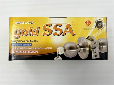 Khóa Nắm Tròn Nhập Khẩu Thái Lan Gold SSA-A6025