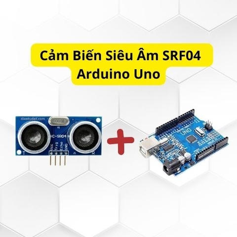 Hướng dẫn Lắp Cảm Biến Siêu Âm SRF04 Và Arduino Uno |VDO00011