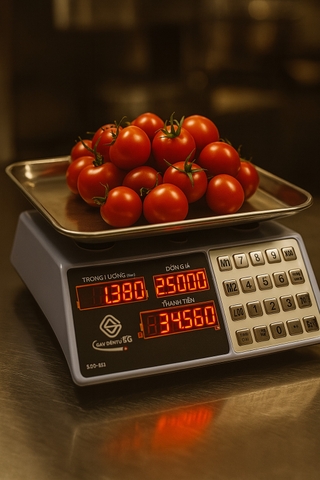Cân điện tử tính tiền – Giải pháp nhanh gọn và chính xác cho cửa hàng, quán ăn, chợ thực phẩm