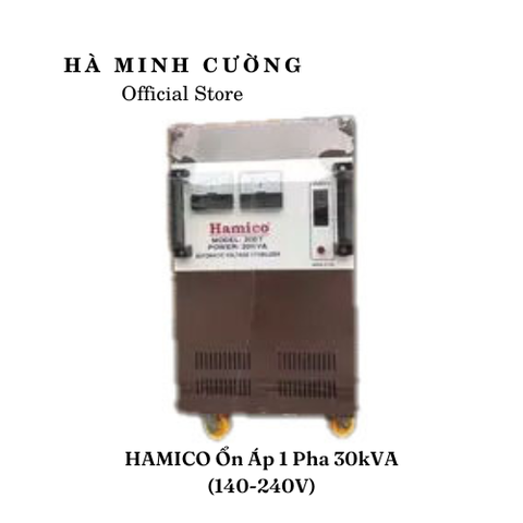 Ổn áp Hamico 30kva 140v-240v