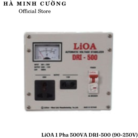 Ổn Áp LiOA 1 Pha 500VA DRI-500II (90-250v)