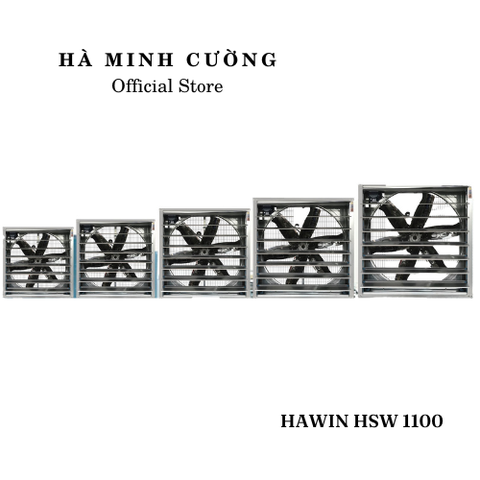 Quạt hút công nghiệp vuông gián tiếp cánh Inox HAWIN - HSW 1100