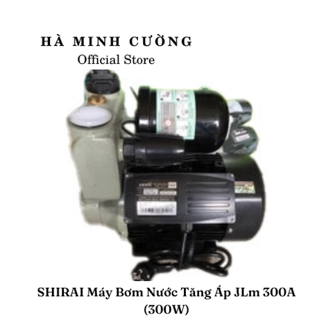 Máy bơm nước tăng áp nước nóng Shirai JLm 300A (300w)