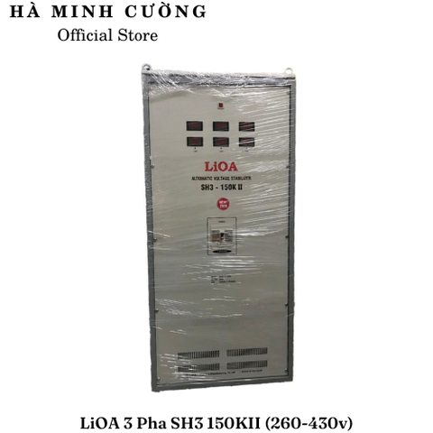 Ổn Áp LiOA 3 Pha SH3 150KII NEW 2020 (260-430v)