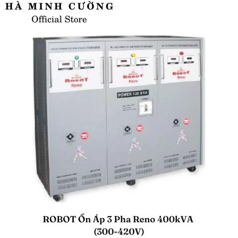 Ổn Áp Robot 3 Pha Reno 400KVA (300-420v)