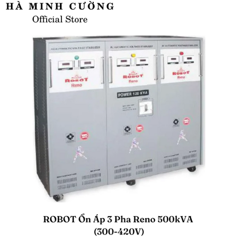 Ổn Áp Robot 3 Pha Reno 500KVA (300-420v)