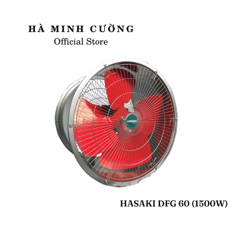 Quạt hút công nghiệp tròn HASAKI - DFG 60 (1500w)