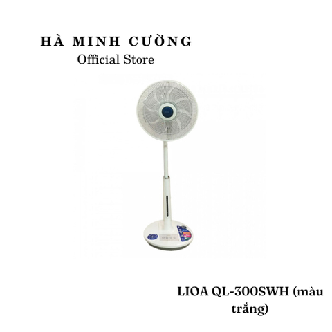 Quạt Lửng LiOA QL-300S có remote (màu trắng, màu ghi sáng)