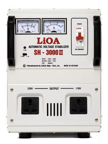 Ổn Áp LiOA 1 Pha 3KVA SH-3000II NEW 2020 (130-250v)
