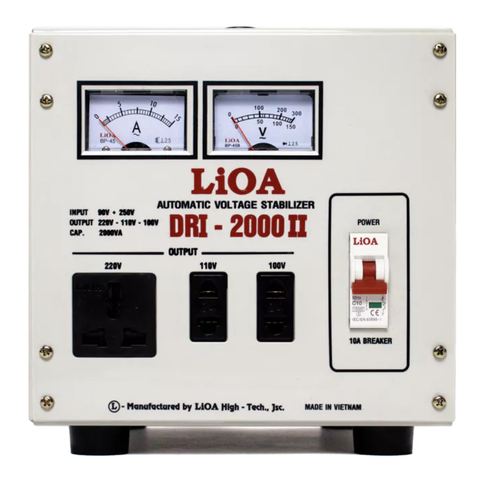 Ổn Áp LiOA 1 Pha 2KVA DRI-2000II (90-250v)