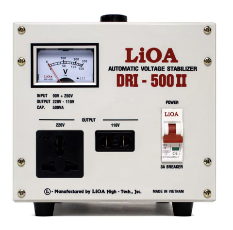 Ổn Áp LiOA 1 Pha 500VA DRI-500II (90-250v)