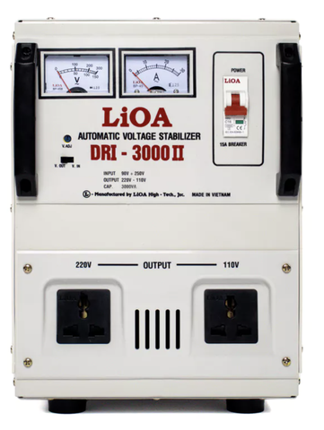 Ổn Áp LiOA 1 Pha 3KVA DRI-3000II (90-250v)