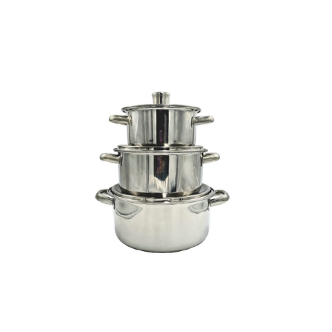 Bộ nồi Supor inox 430 Easycook size 16/20/24cm - H20212-T1