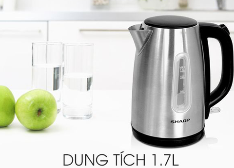 Bình Đun Siêu Tốc 1.7 Lít Sharp EKJ-17VSS-ST