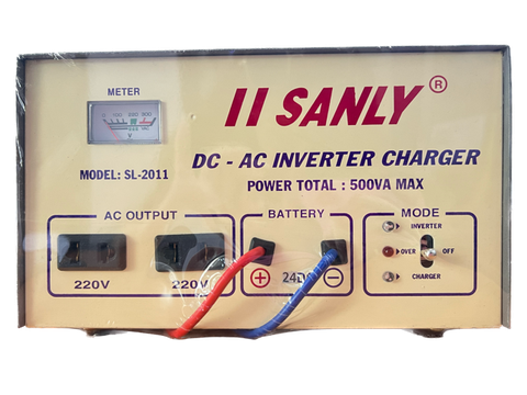 Sạc và Đổi điện DC - AC Sanly 500VA (24DC)