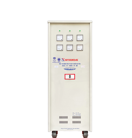 ỔN ÁP STANDA 75KVA 3 PHA ST-75KVA-3F-DR (dải 160v-430v)