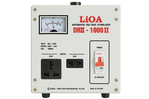 Ổn Áp LiOA 1 Pha 1KVA DRII-1000II (50-250v)