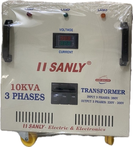 Biến áp 10KVA 3 Pha II SANLY