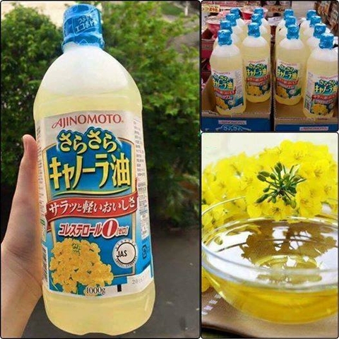 Dầu ăn hạt cải Ajinomoto Nhật Bản