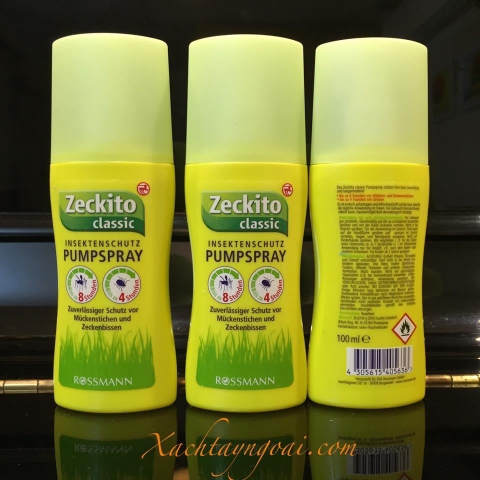Xịt chống muỗi và côn trùng Zeckito - 100ml ( Đức)
