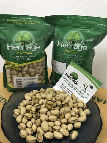 Hạt dẻ cười da nâu không tẩy trắng Heritage (500gr)
