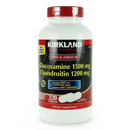 Thuốc bổ khớp Kirkland Glucosamine Chondroitin hàng nhập Mỹ 220 viên