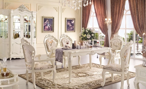 Bộ bàn ăn phong cách cổ điển
