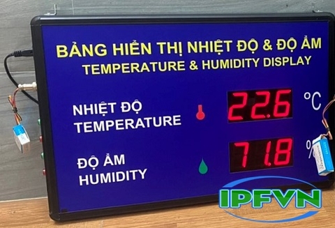 Bảng hiển thị nhiệt độ -độ ẩm