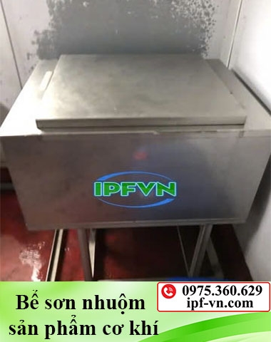 Bể sơn nhuộm sản phẩm cơ khí
