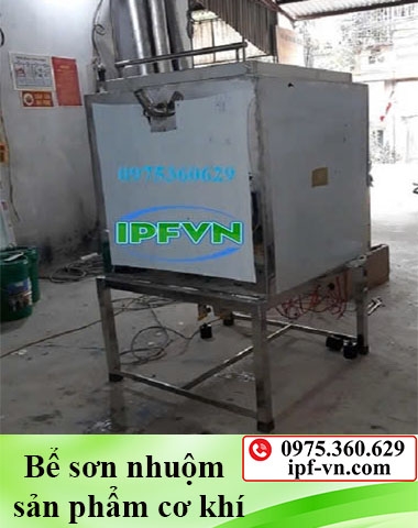 Bể sơn nhuộm sản phẩm cơ khí