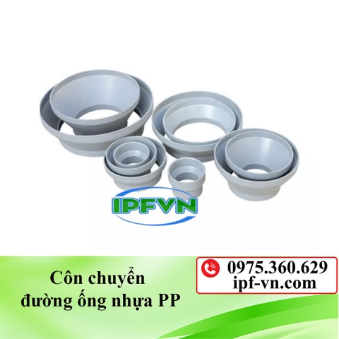 Côn chuyển đường ống nhựa PP