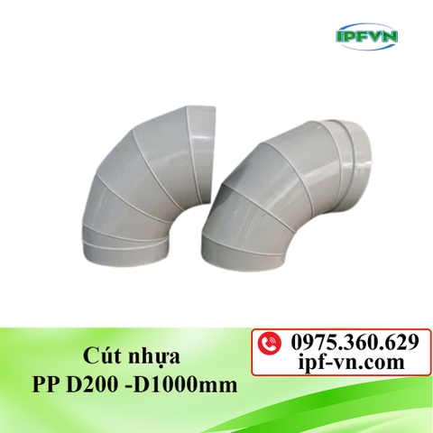 Cút nhựa PP D200 -D1000mm