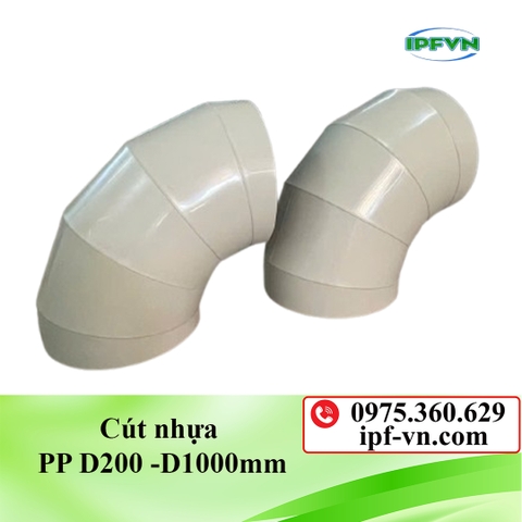Cút nhựa PP D200 -D1000mm